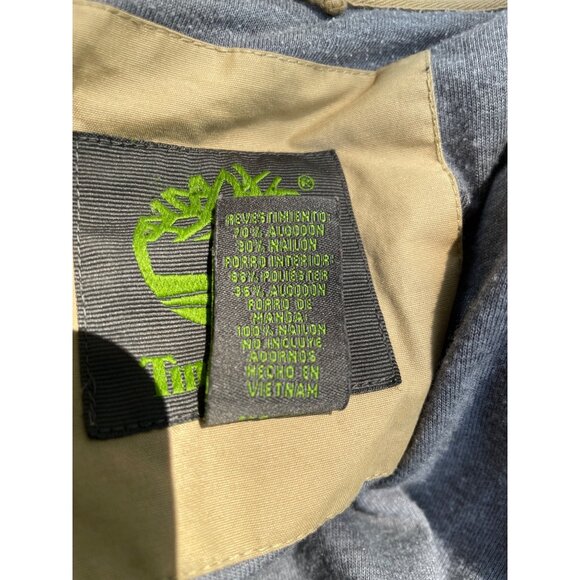 Timberland Mens L/G Tan Nylon & Cotton Full-Zip Jacket - Picture 8 of 8